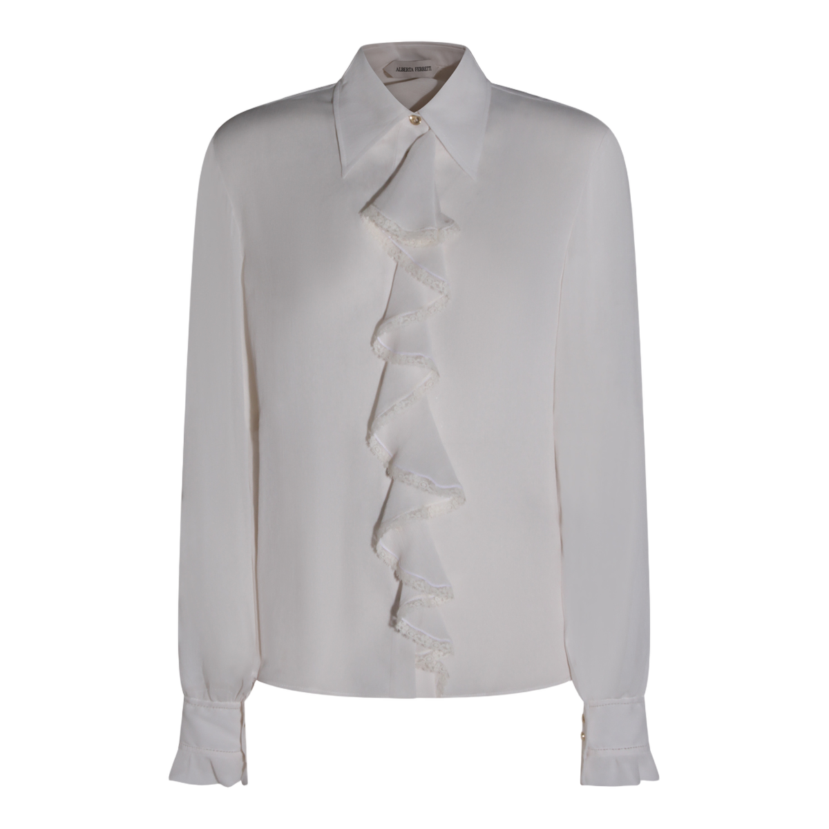 Ivory Structured Collar Shirt