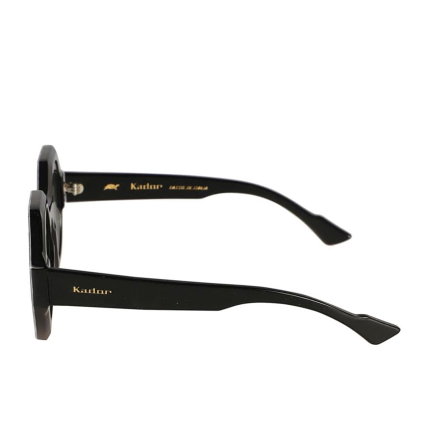 Kaorle Bold Octagonal Sunglasses with Marbled Frame