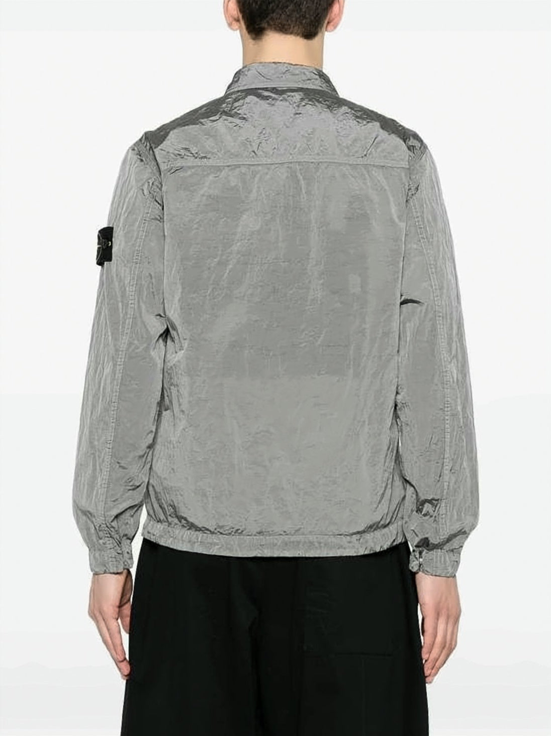 Lightweight Long-Sleeve Shirt With Zippered Details