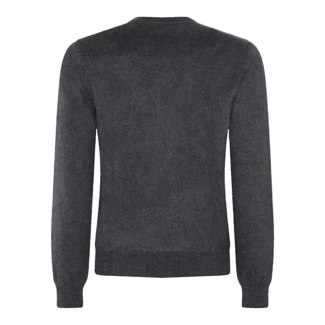 Textured Grey Knit Sweater