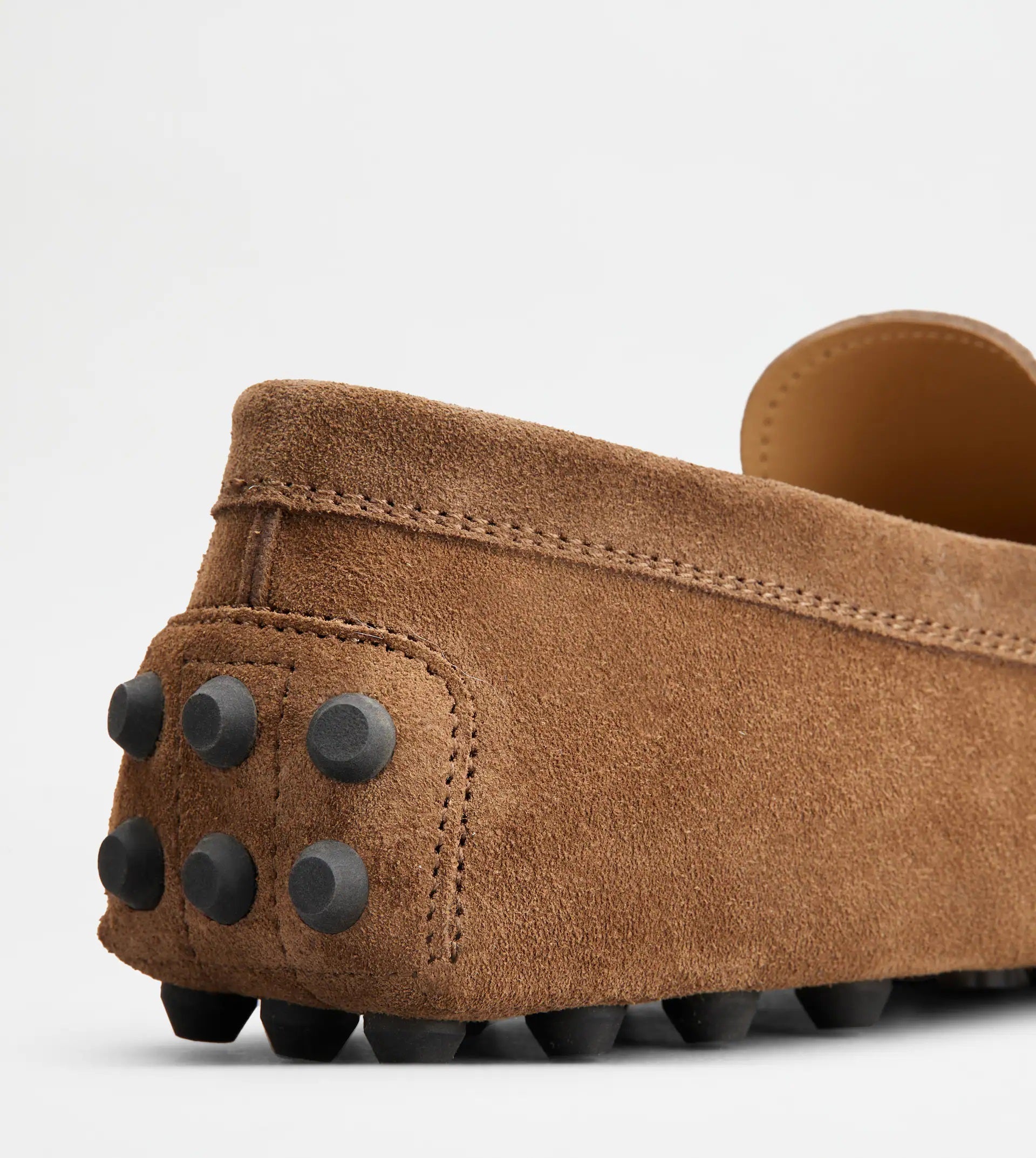 Brown Mocassino Gommino Macro 52K Shoes