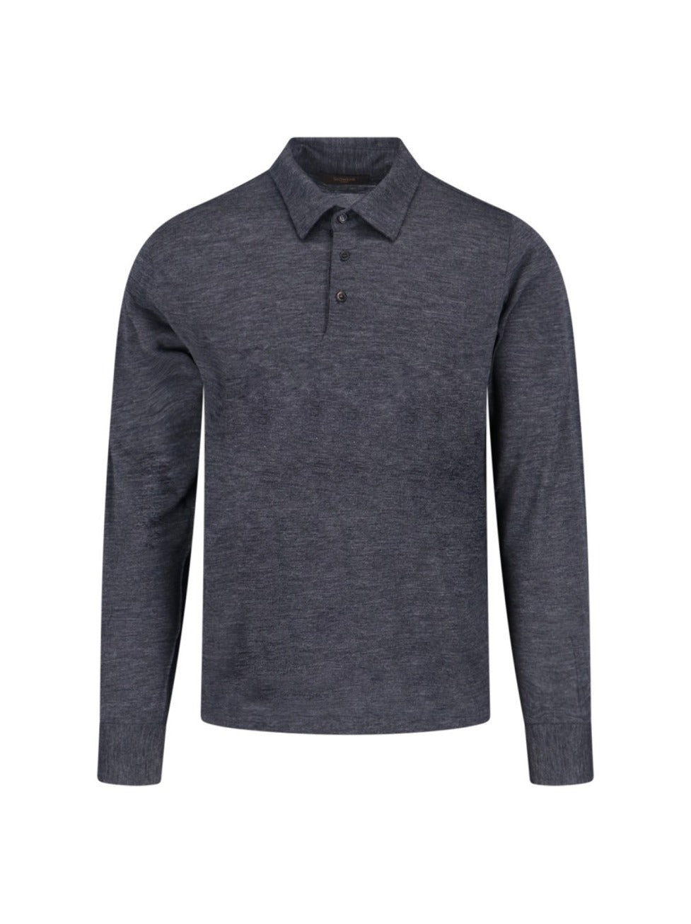 Virgin Wool Polo – Grey
