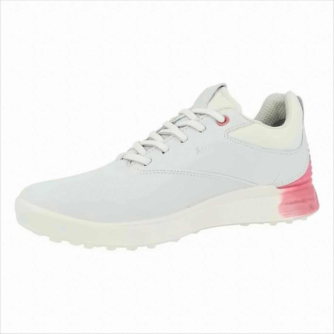 Low-Profile Leather Sneakers with Gradient Accent