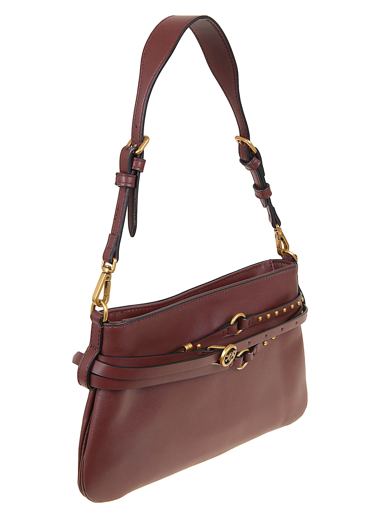 Smooth Leather Shoulder Bag