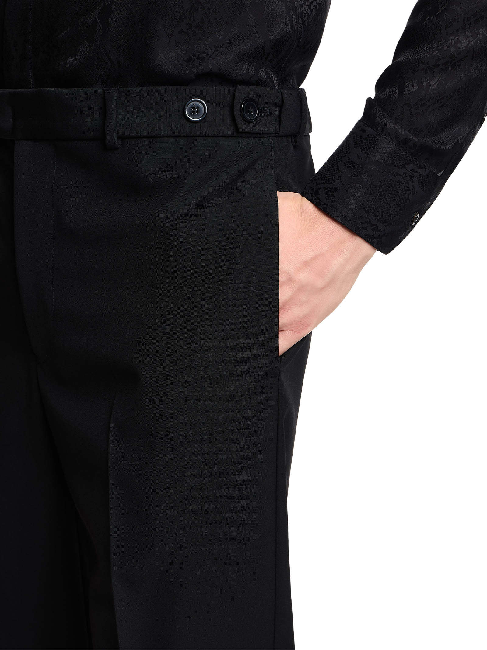 Slim-Fit Trousers In Stretch Virgin Wool