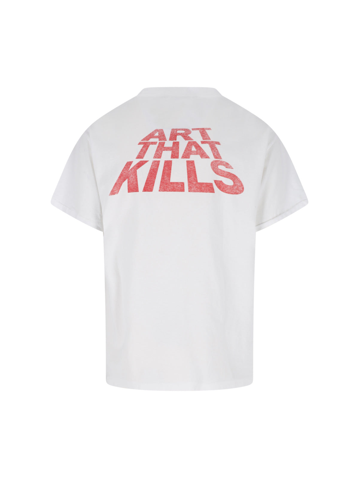 White Skeleton Beach Graphic T-Shirt