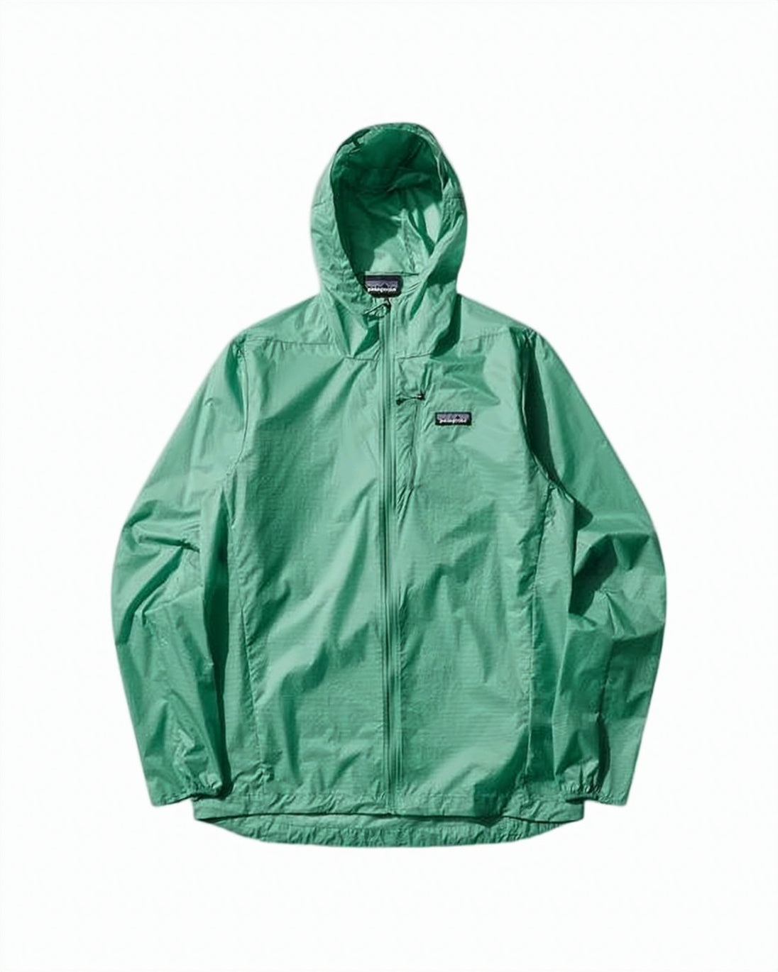 Lightweight Recycled Polyamide Jacket With Hood And Chest Pocket