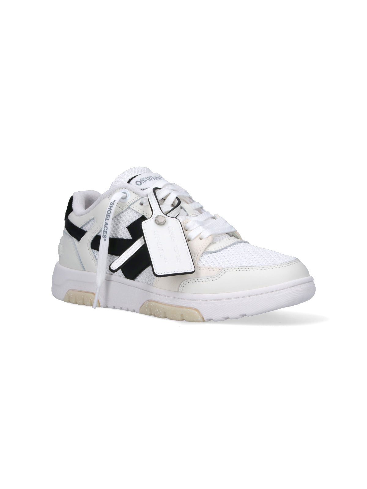 Minimalist White Sneakers With Textural Details