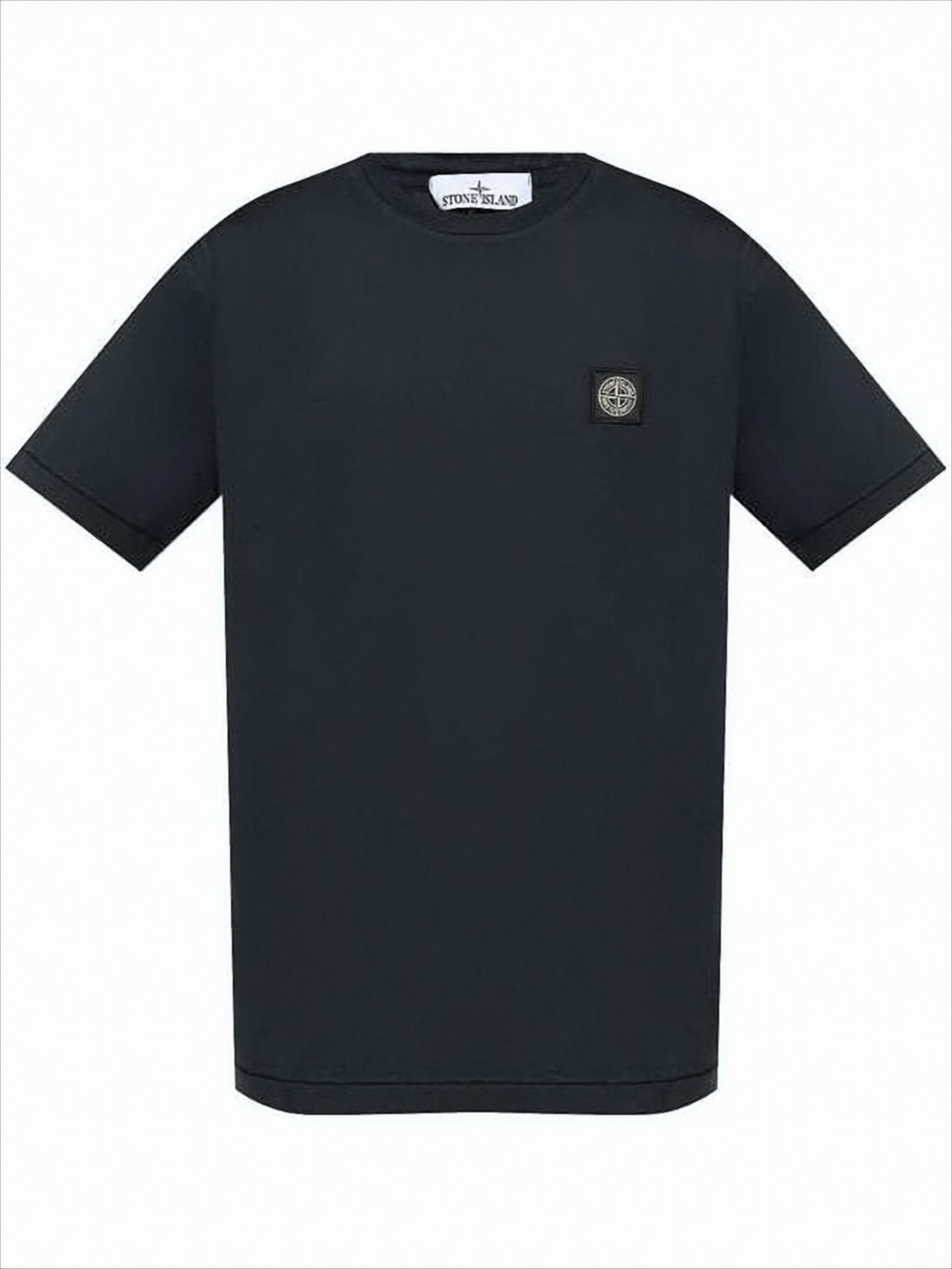 Minimalistic Black Cotton T-Shirt