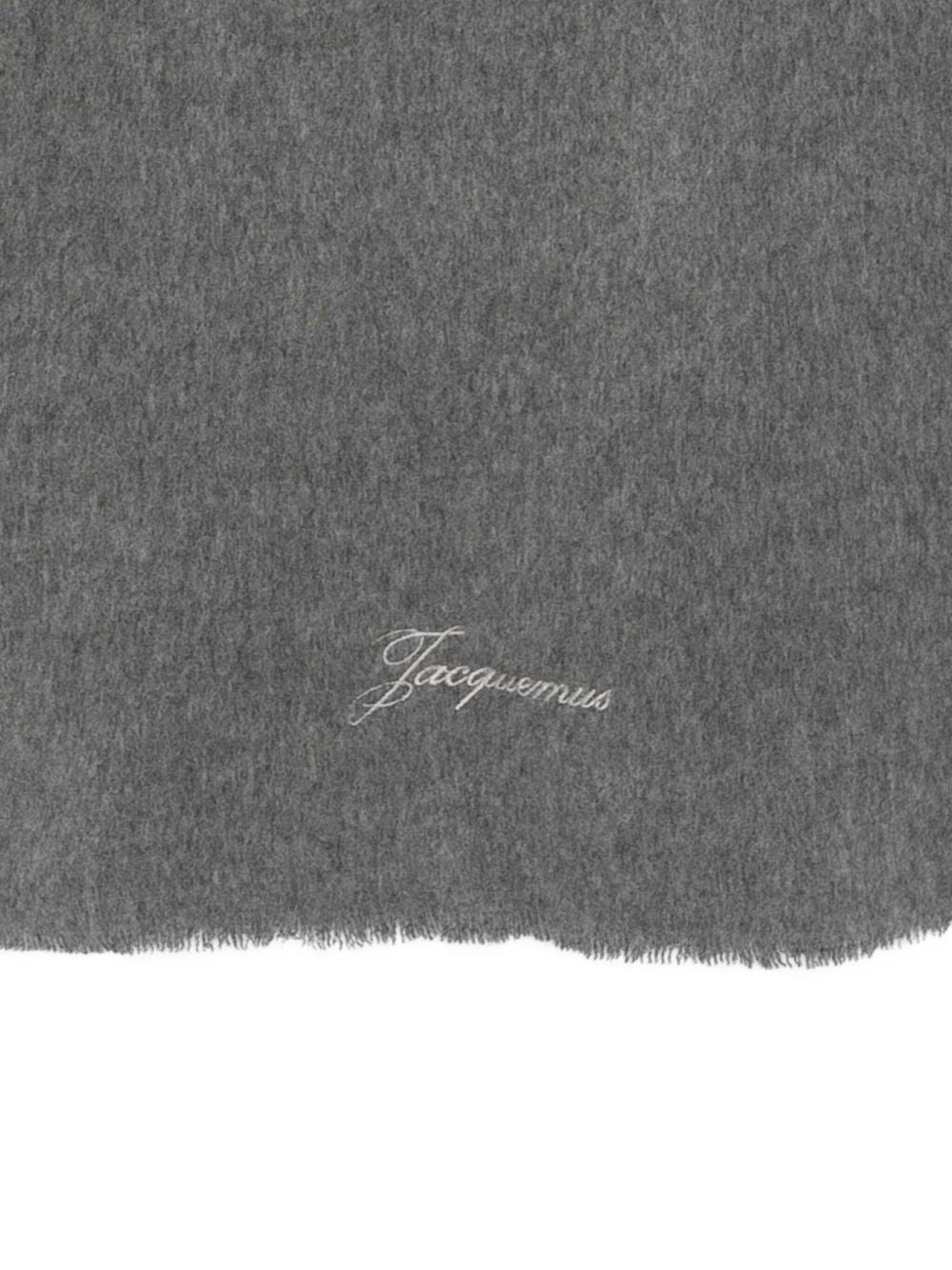 Rectangular Grey Scarf