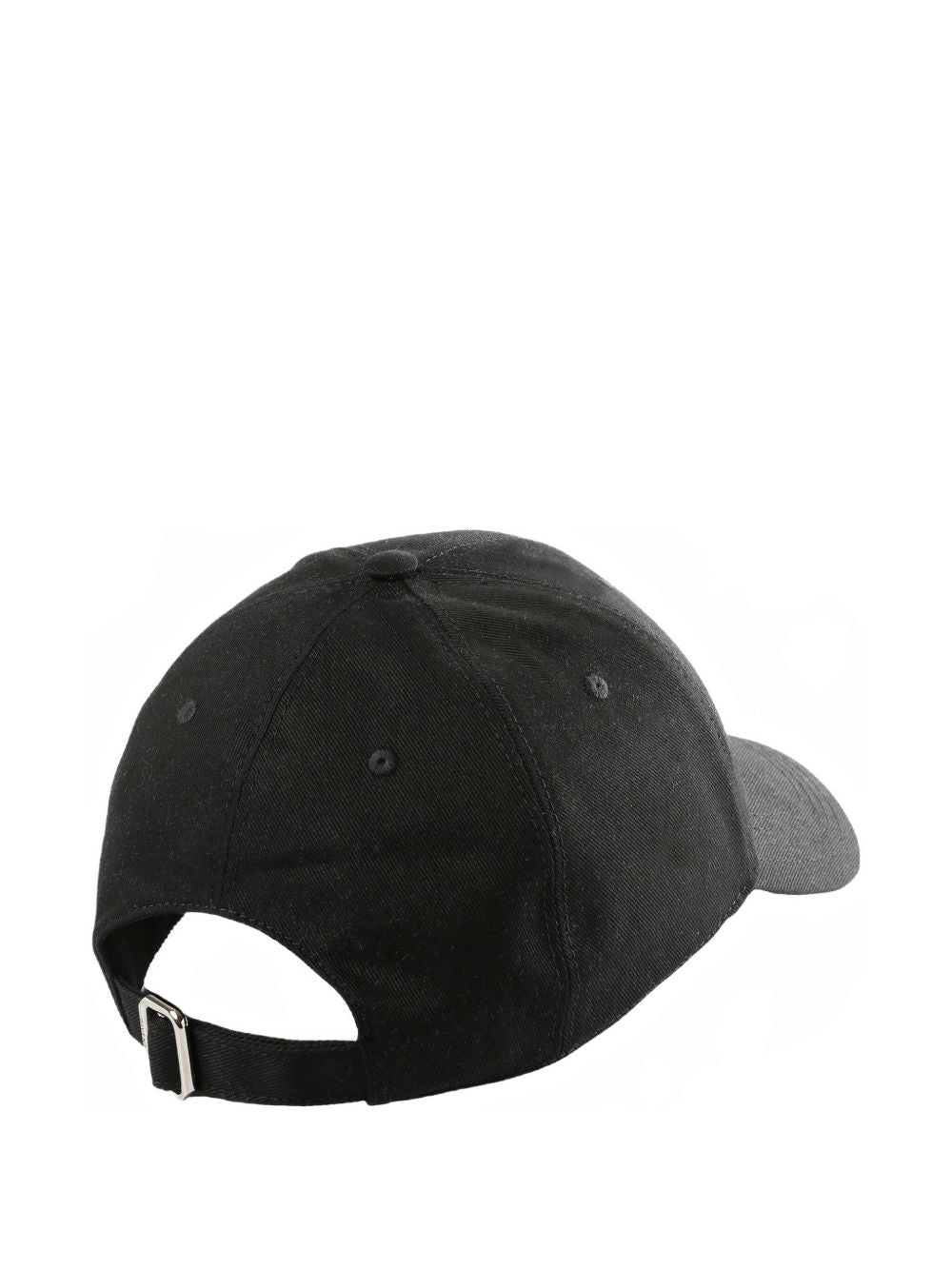 Curved Brim Black Baseball Cap