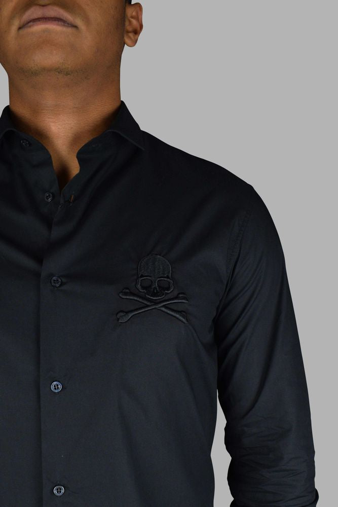 Diamond Cut Ls Skull Shirt