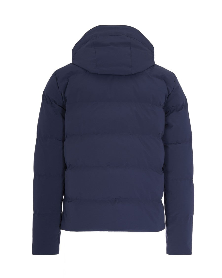 Blue Quilted Jacket