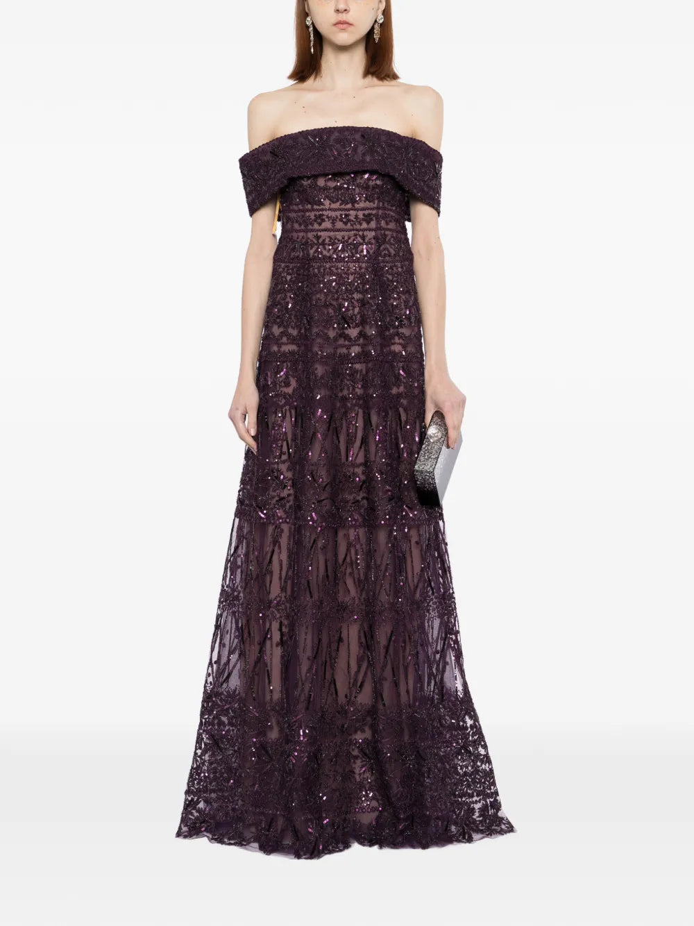 Beaded Tulle Dress