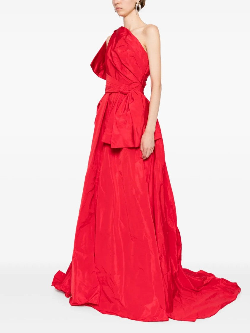 Aqua Sky Taffeta Evening Dress