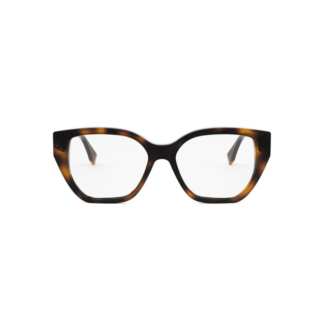 Fe50100i Oversized Tortoiseshell Square Frame Eyeglasses