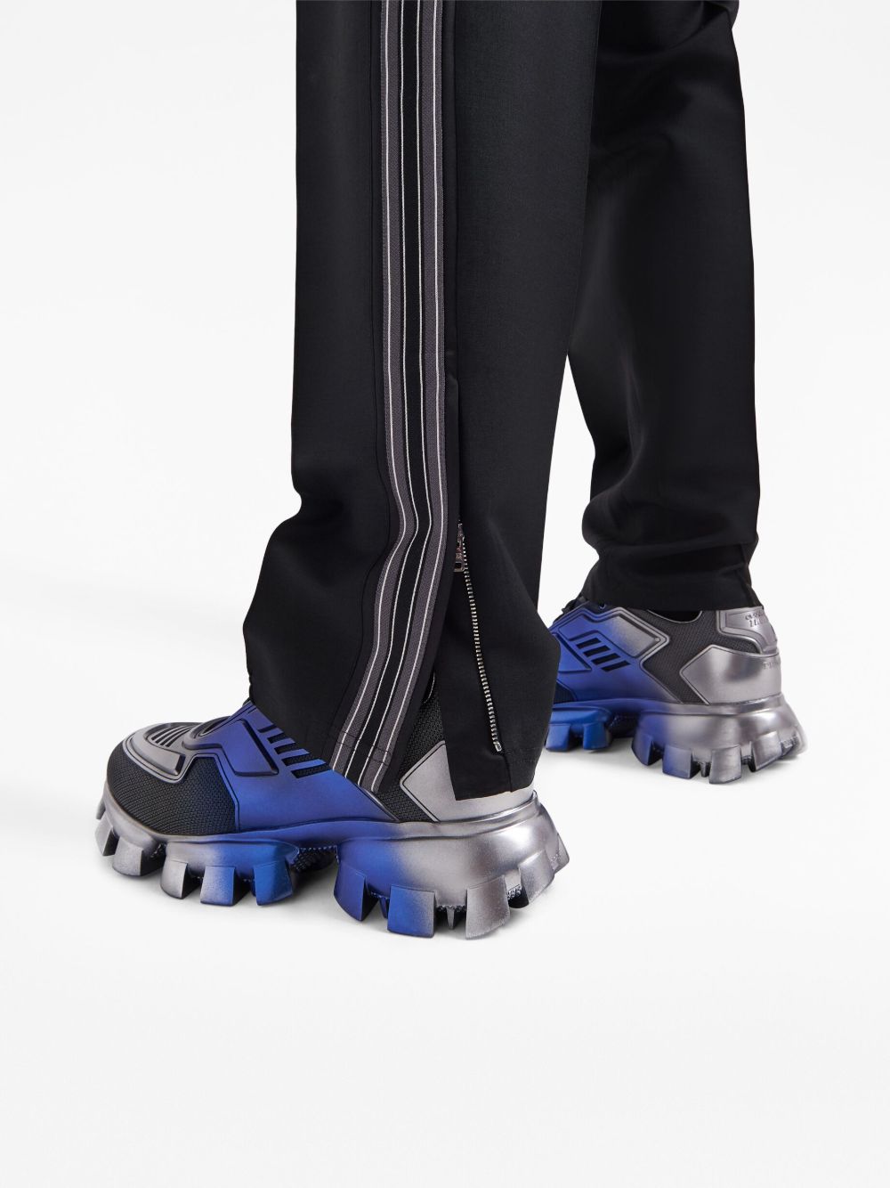 Tailored Trousers With Contrasting Side Stripes