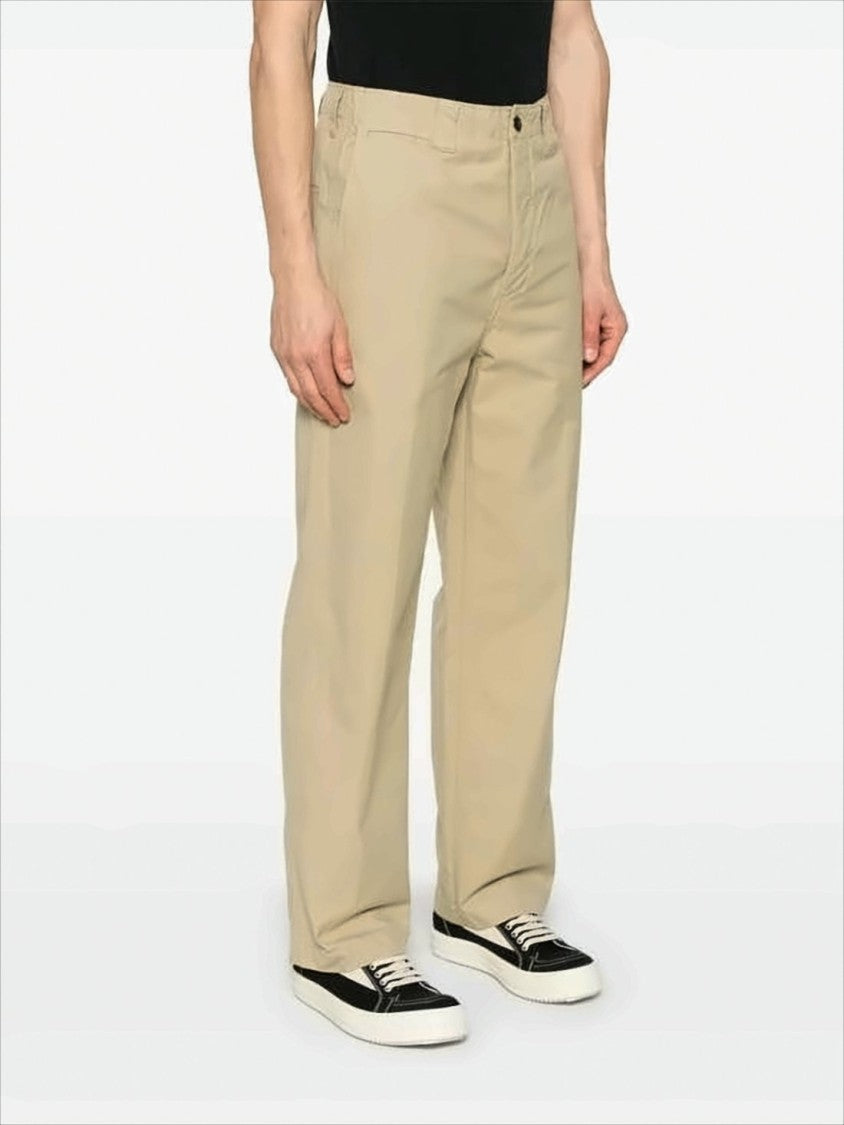 Classic Relaxed-Fit Straight-Leg Pants with Belt Loops