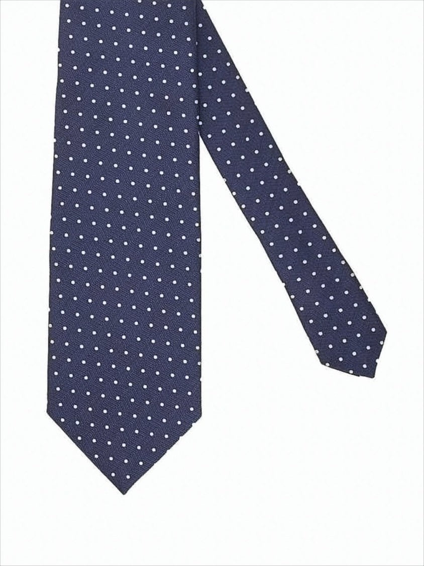 Deep Blue Slim Silk Tie
