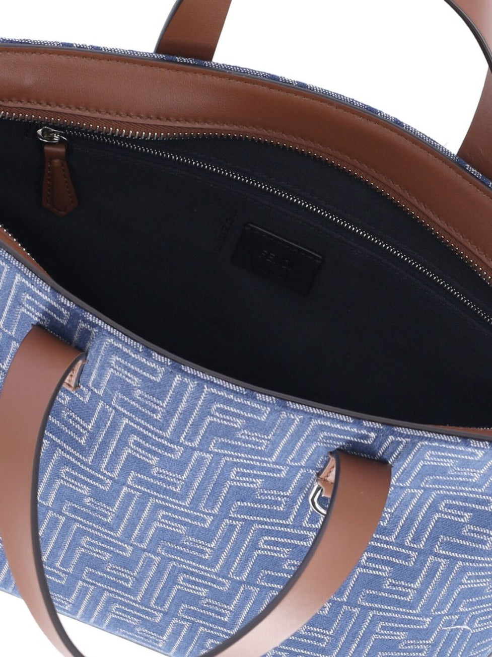 "Ff" Small Bora Tote Bag Blue