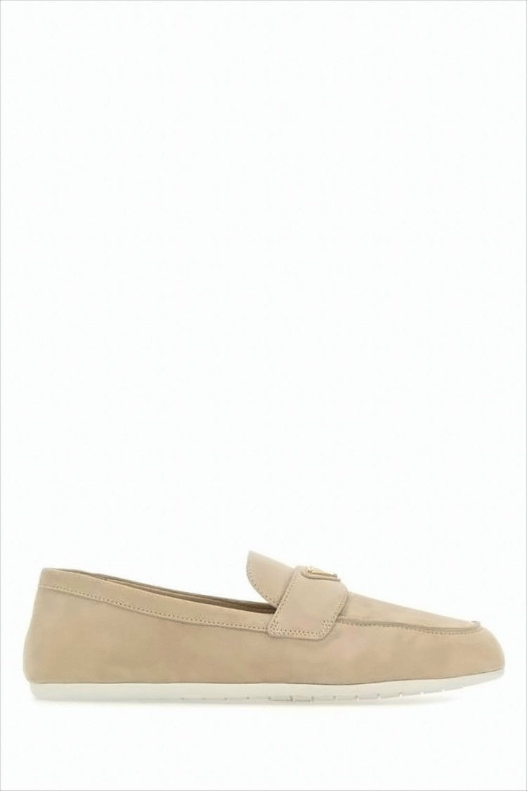 Suede Loafers with Design