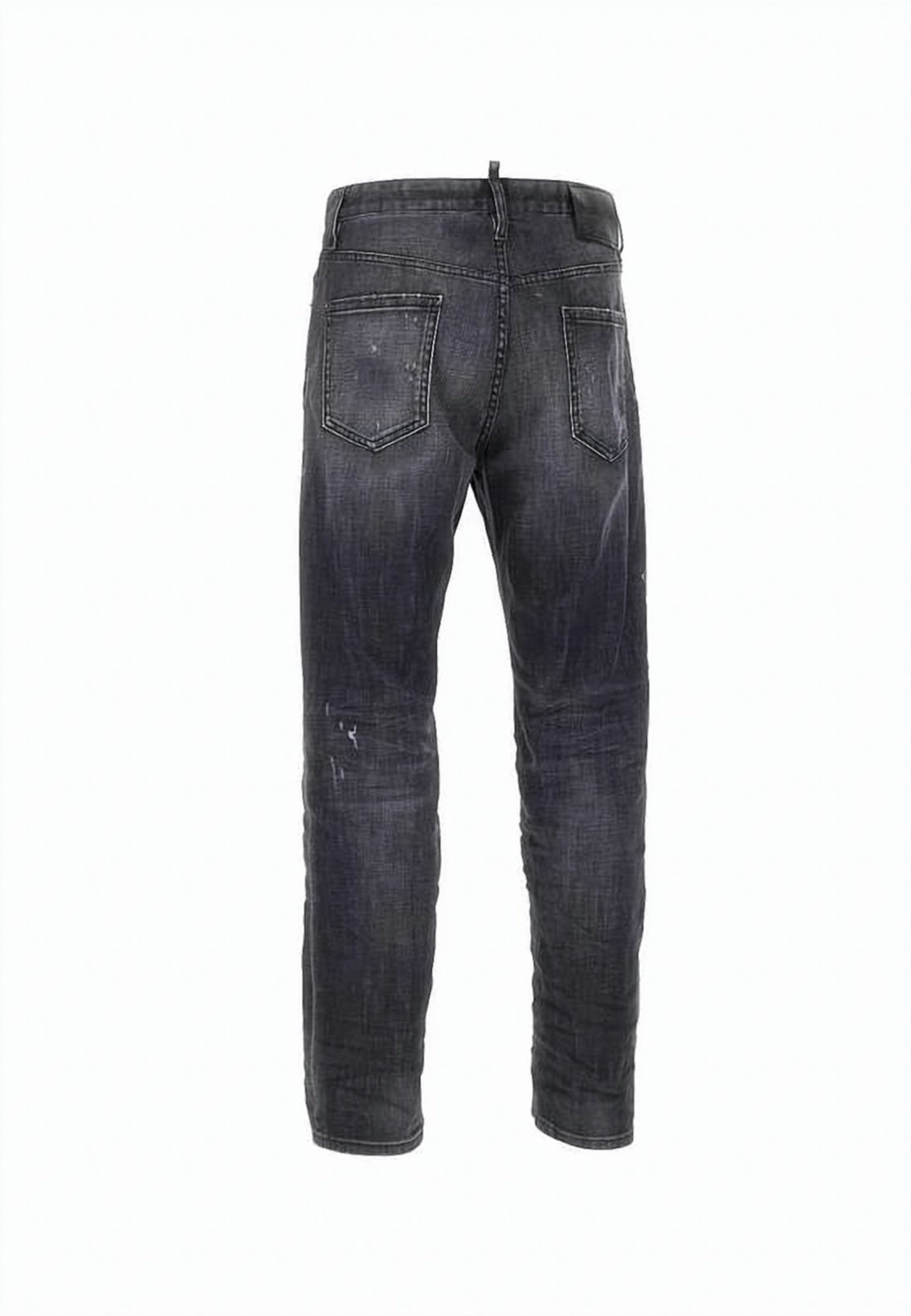 Slim Fit Distressed Denim Pants