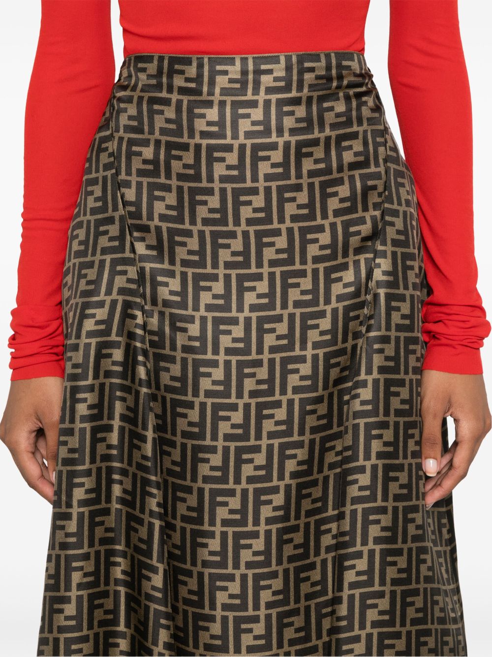 A-Line Midi Skirt