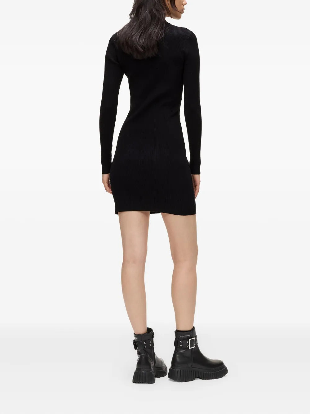 Minimalist Dress with Classic Cut