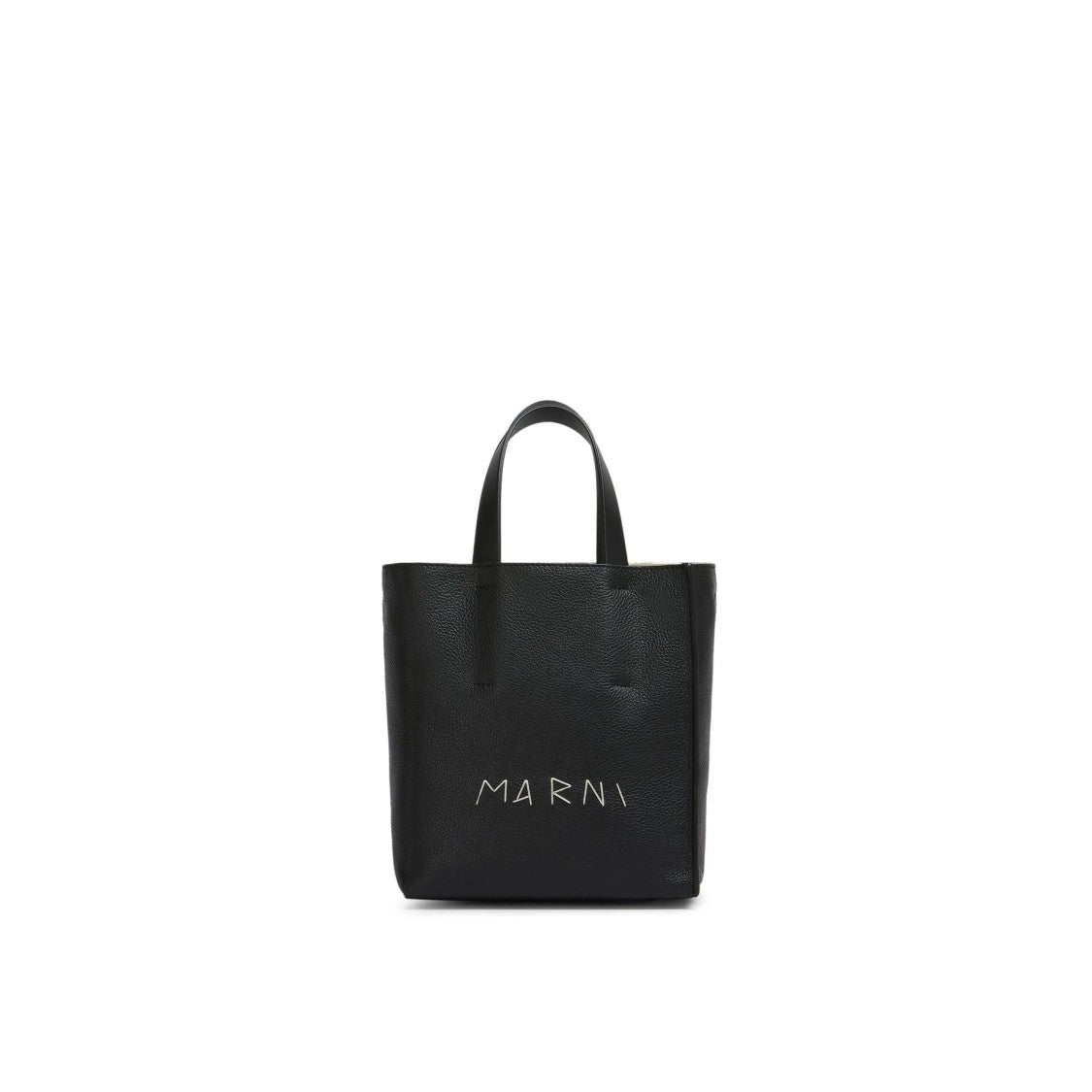 Structured Mini Bag In Exquisite Black Calf Leather