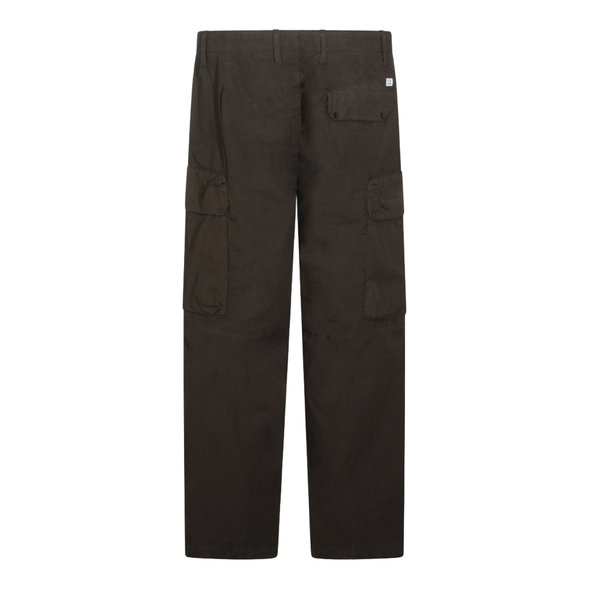 Straight-Leg Cargo Trousers with Flap Pocket