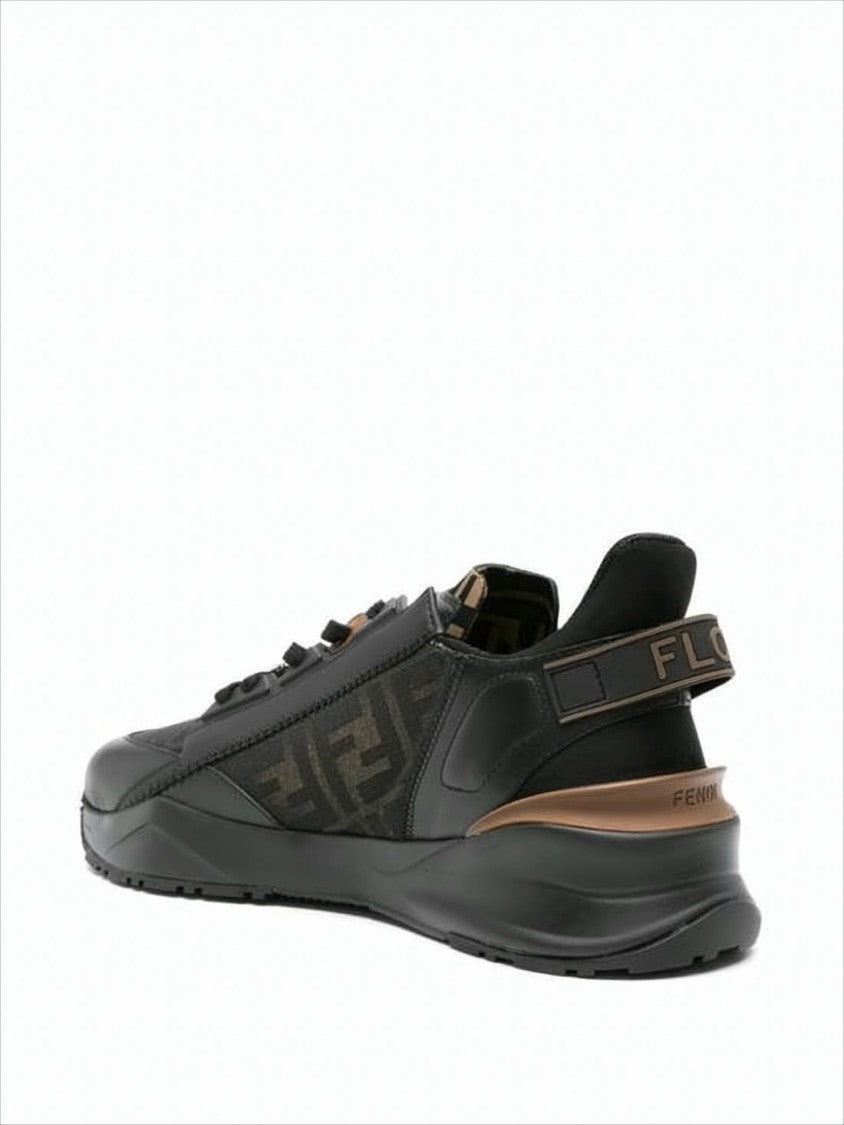 Low-Profile Sneakers With Angular Design