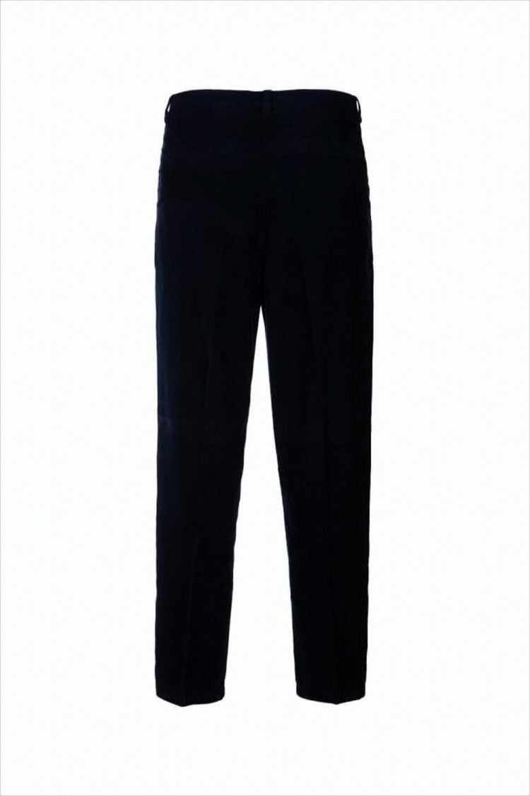 Straight Black Pants with Clean Lines
