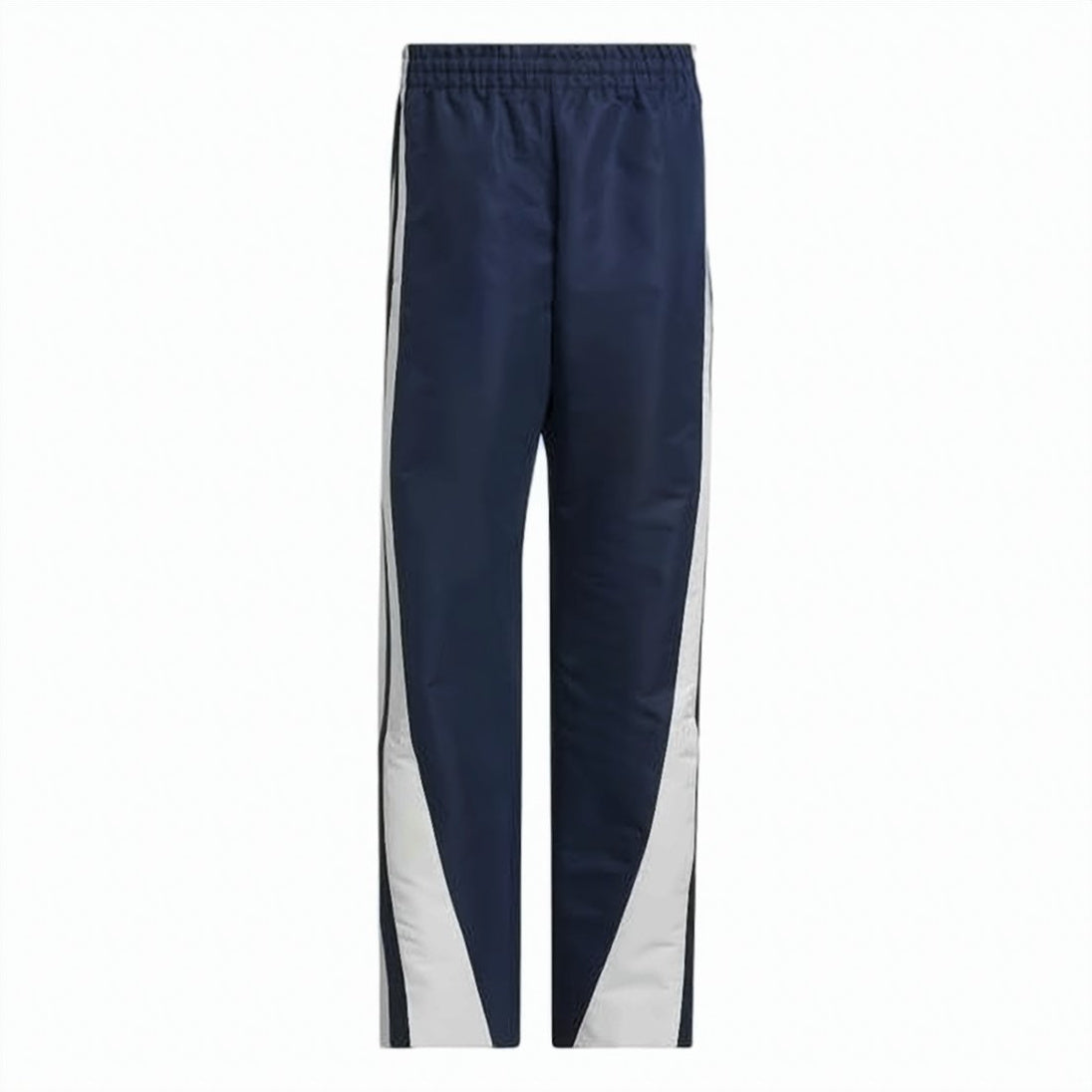Deep Navy Track Pants with Contrasting White Panels