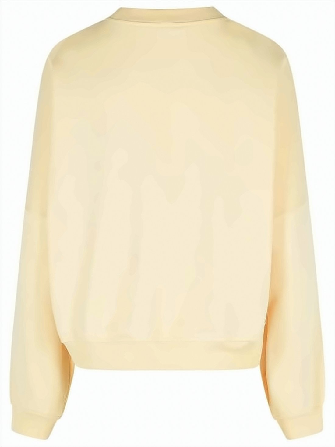 Relaxed Fit Long-Sleeved Cropped Sweatshirt
