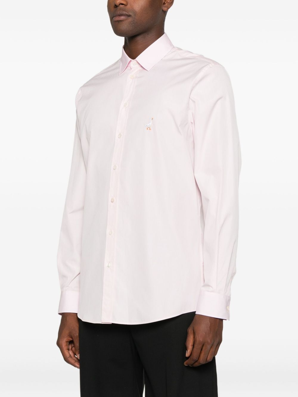 Long-Sleeved Cotton Shirt