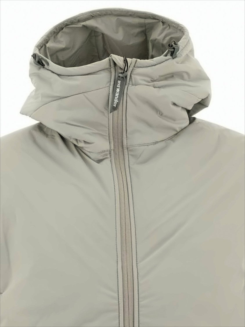 Two-Tone Padded Casual Jacket With Adjustable Hood