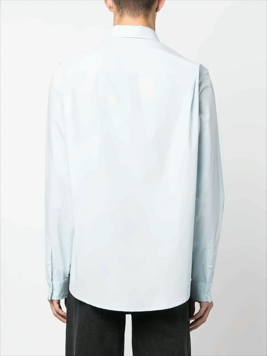Long-Sleeve Casual Shirt with Classic Collar