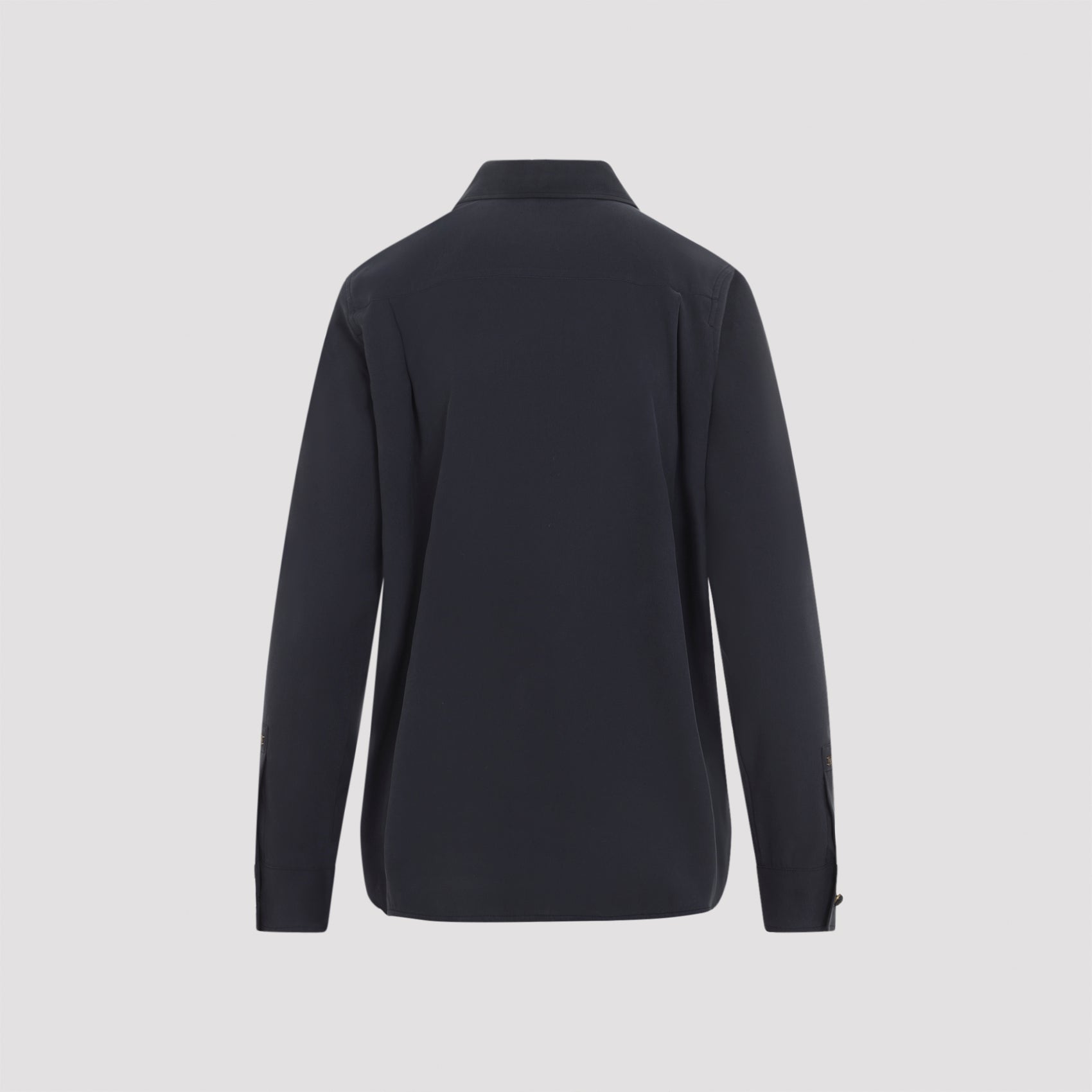 Silk Shirt With Classic Collar