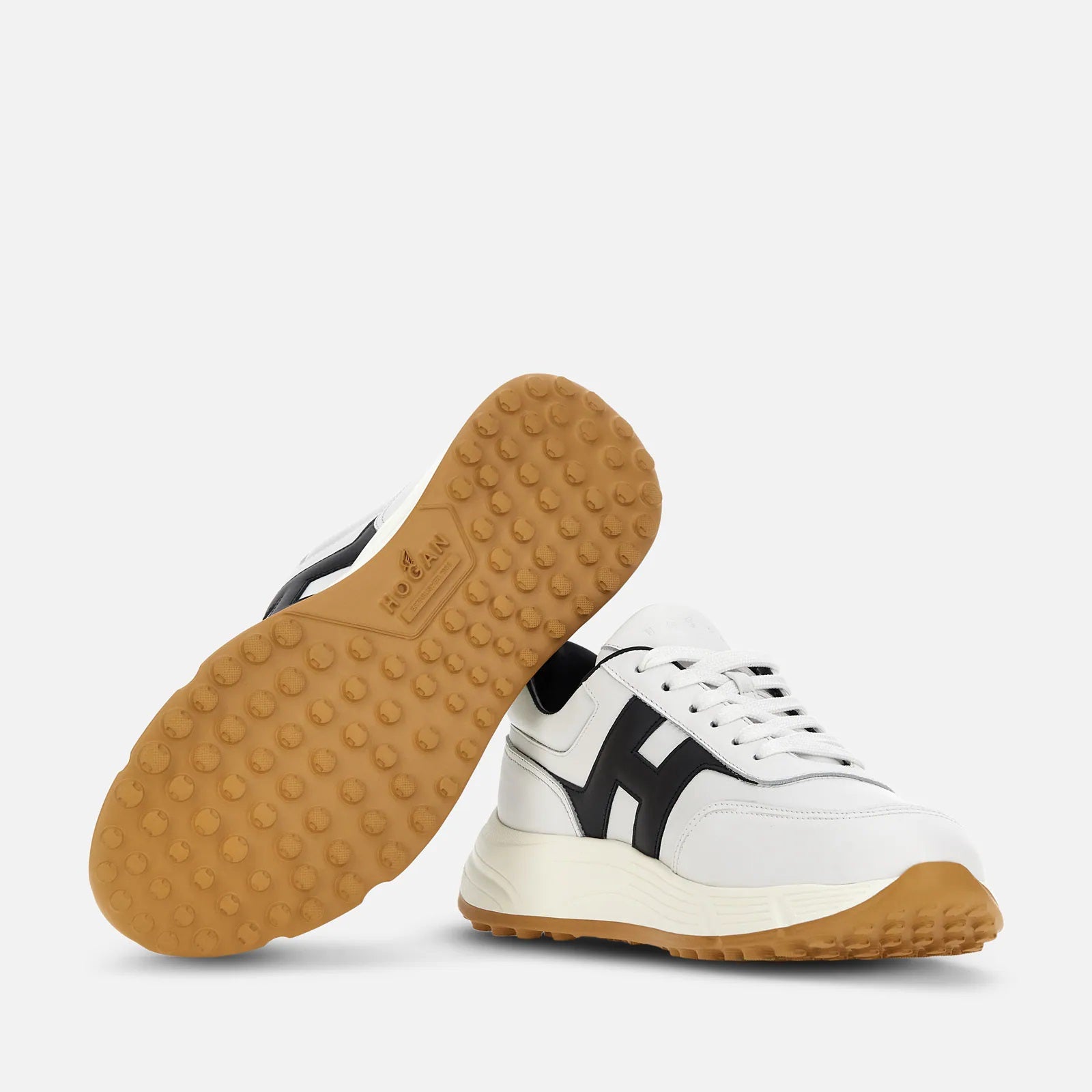 Hyperlight Allacciato H Sneakers in White Blue