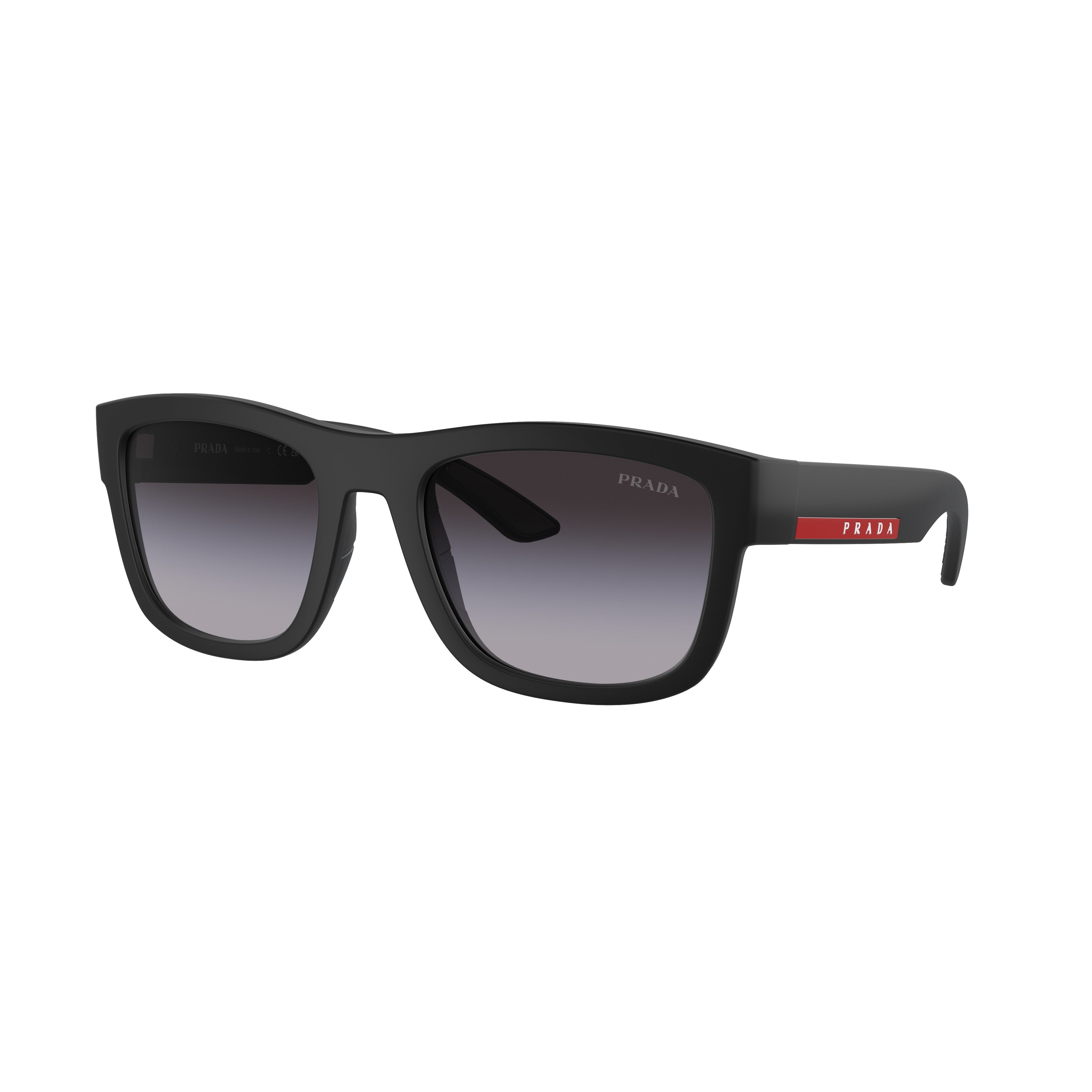 0ps 01zs Rectangular Matte Black Sunglasses