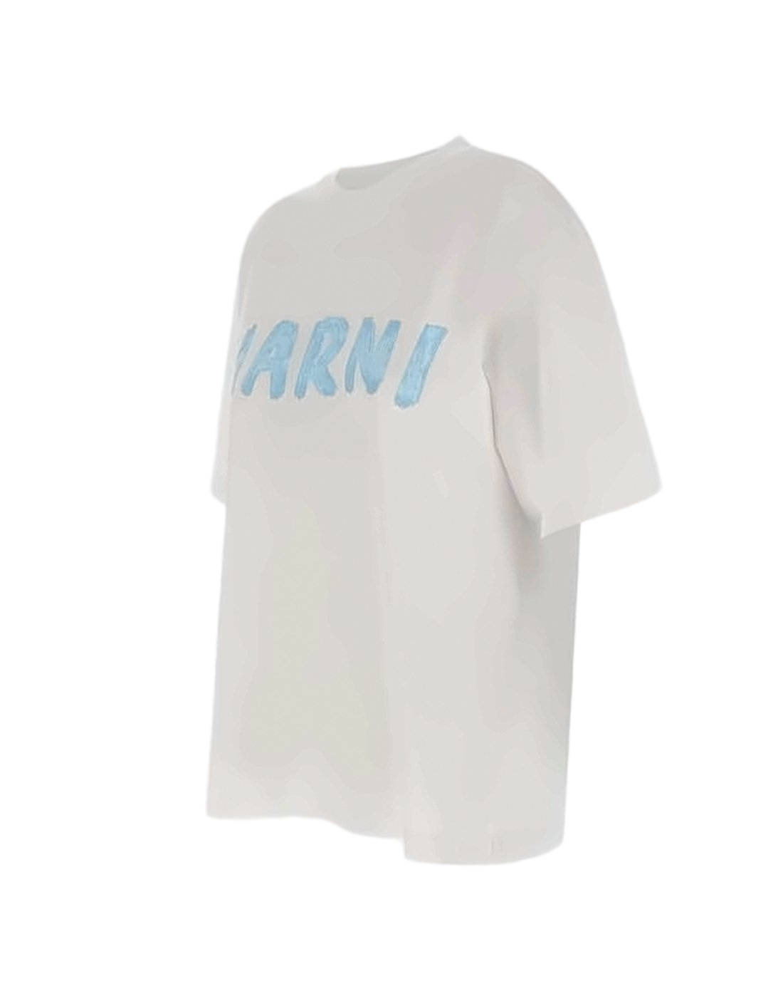 Textured Graphic Print Short-Sleeved T-Shirt