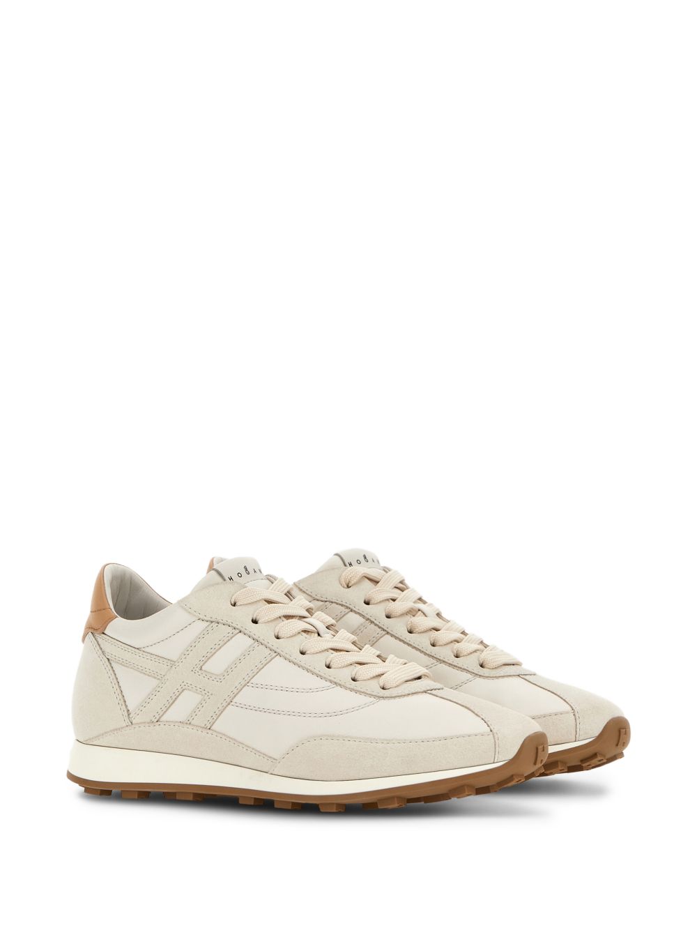 Lace-Up Sneakers with Silk