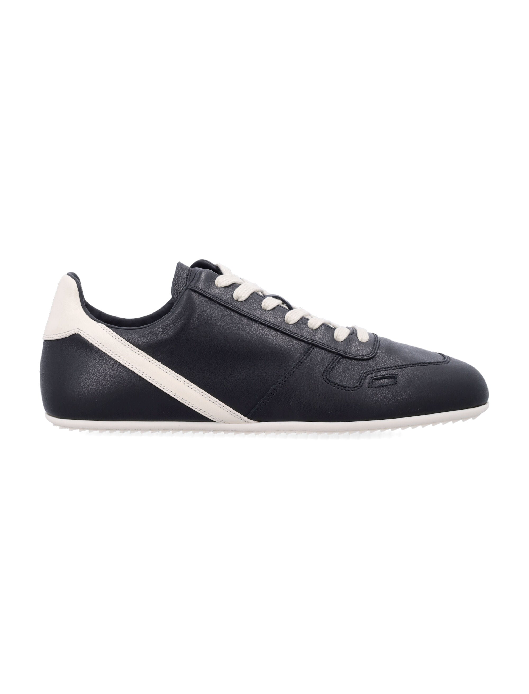Low-Top Minimal Sneaker With Angled Side Stripe
