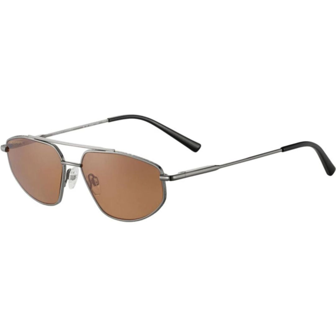Marlon Sleek Metal Frame Sunglasses with Geometric Lenses