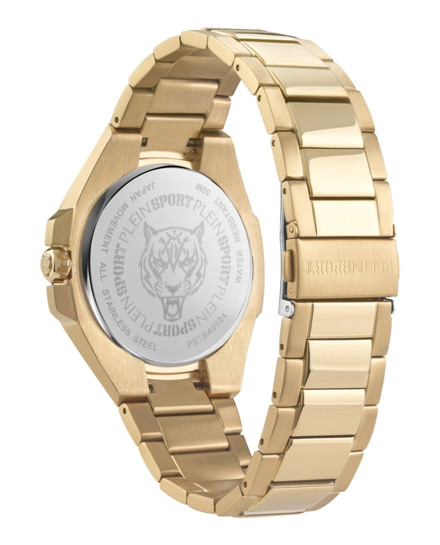 Tigermaster Bracelet Watch With Black Enamel Dial