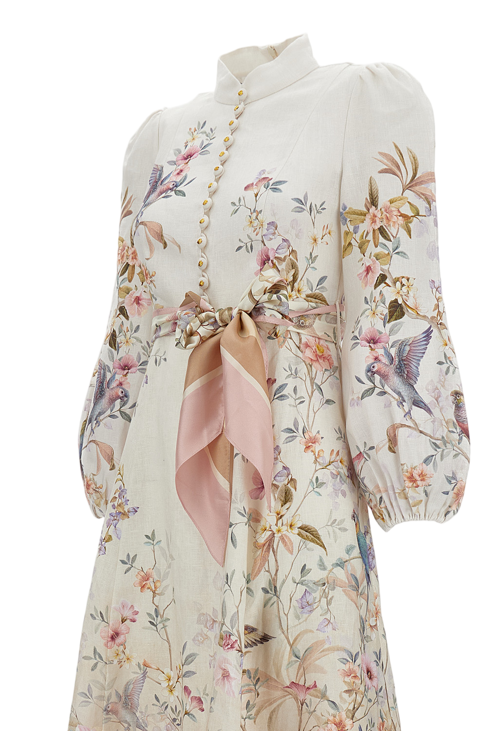 Midi Button Dress