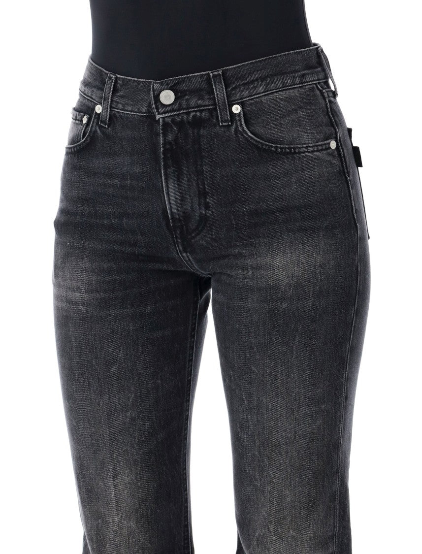 Flora Flared Black Jeans