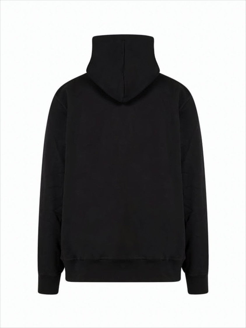 Classic Black Hoodie with Bold Graphics