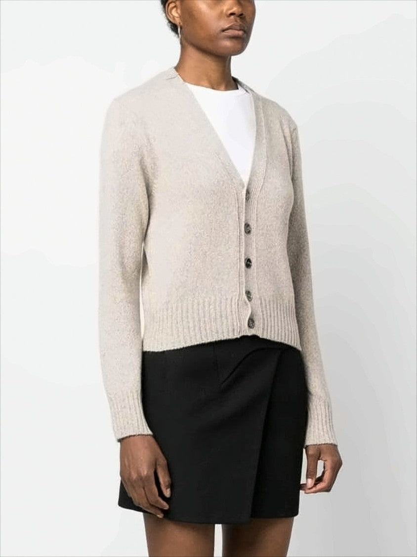 Soft Cashmere and Wool Blend Cardigan