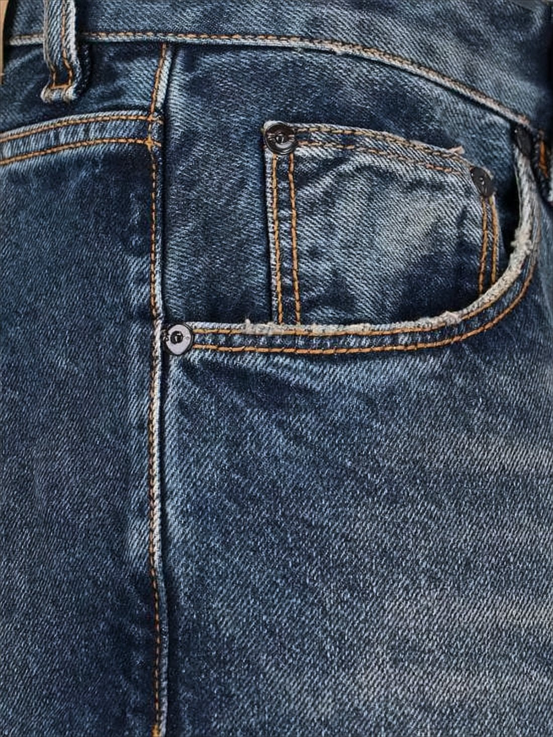 Medium Blue Classic Denim Pants